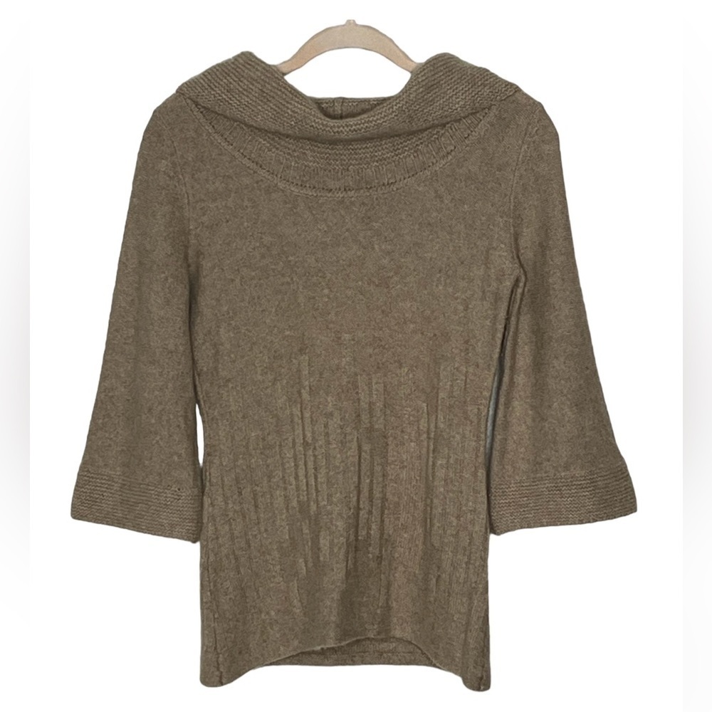Classiques Entier Atelier Tan Cashmere Turtleneck Sweater Sz XS